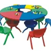 Bàn chơi đa năng tròn TABLETOYS1 POPO-10-021